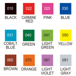 ZIG Clean Colors Real Brush Set 12 RB-6000AT/12VA