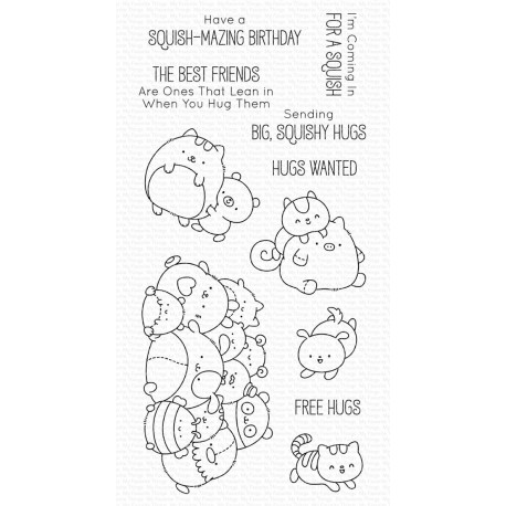 My Favorite Things Squishy Hugs Clear Stamps