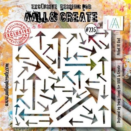 AALL & Create Stencil 225 Point It Out