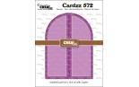 Crealies Cardzz no. 572 Gatefold Arch Card