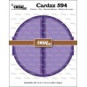 Crealies Cardzz no. 594 Gatefold Circle Card