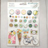 Simple Stories Fresh Air Decorative Brads 32pz