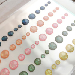 Simple Stories Fresh Air Glitter Enamel Dots