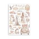 Stamperia Romance Forever A5 Washi Pad 8pz