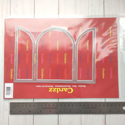 Crealies Cardzz no. 572 Gatefold Arch Card