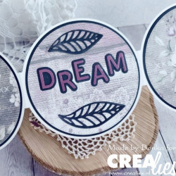Crealies Cardzz no. 594 Gatefold Circle Card
