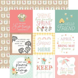 Carta Bella Here Comes Spring Paper Pad 30x30cm