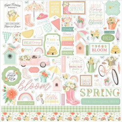 Carta Bella Here Comes Spring Paper Pad 30x30cm