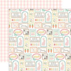 Carta Bella Here Comes Easter Paper Pad 30x30cm