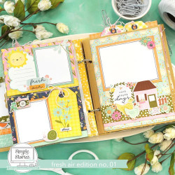 Simple Stories Fresh Air Paper Pad 15x20cm