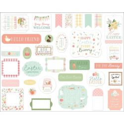 Carta Bella Here Comes Easter Ephemera 34pz