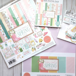 Carta Bella Here Comes Spring Paper Pad 30x30cm