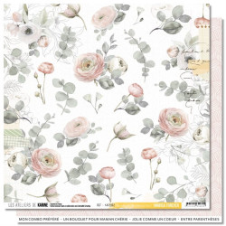 Les Ateliers de Karine Mimosa Forever Collection 30x30cm