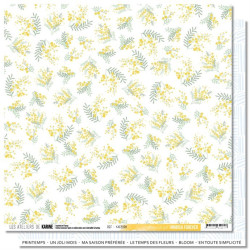 Les Ateliers de Karine Mimosa Forever Collection 30x30cm
