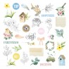 Les Ateliers de Karine Mimosa Forever VELLUM Die Cuts 35pz