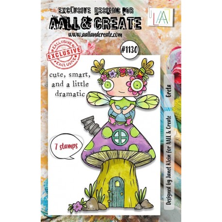 AALL & Create Stamp Set A7 1130 Greta