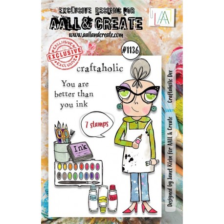 AALL & Create Stamp Set A7 1136 Craftaholic Dee