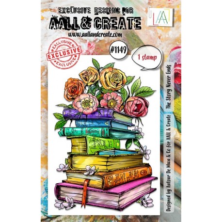 AALL & Create Stamp Set A7 1149 The Story Never Ends