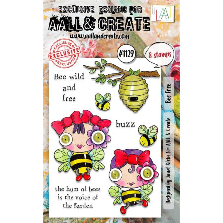 AALL & Create Stamp Set A6 1129 Bee Free
