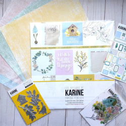 Les Ateliers de Karine Mimosa Forever Collection 30x30cm