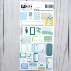 Les Ateliers de Karine Mimosa Forever Stickers Etiquettes 10x20cm