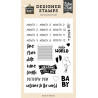 Echo Park Baby Stats Designer Stamps