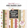 Echo Park Special Delivery Baby Girl Paper Pad 15x15cm