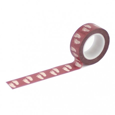 Echo Park Washi Tape Sweet Girl Footprints