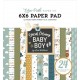 Echo Park Special Delivery Baby Boy Paper Pad 15x15cm