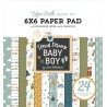 Echo Park Special Delivery Baby Boy Paper Pad 15x15cm