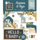 Echo Park Special Delivery Baby Boy Frames & Tags 33pz