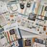 Echo Park Special Delivery Baby Boy Adhesive Brads 25pz+7 Chipboard