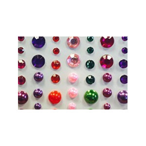 Perle e Strass adesivi, Enamel, Fiori di resina